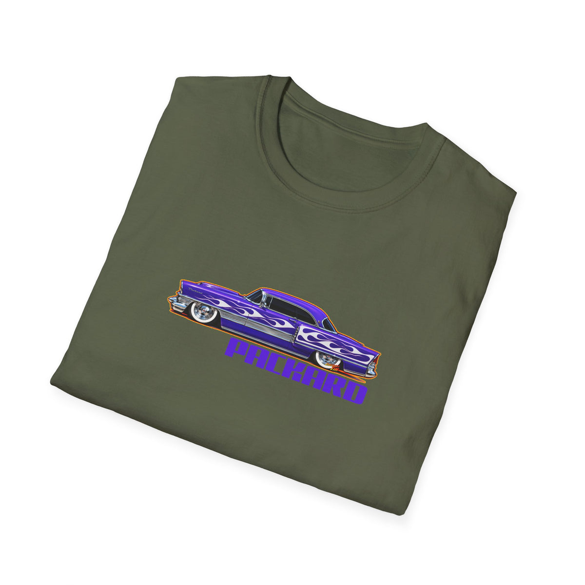PACKARD 1955 Kustom Four Hundred Collectible Fireball Art TeeShirt