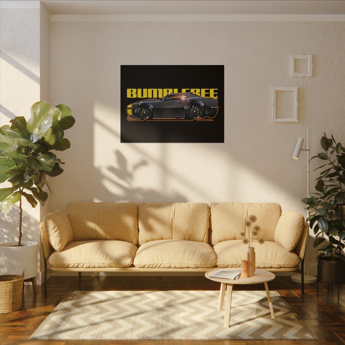TRANSFORMERS BUMBLEBEE 1967 Camaro Fireball Art Canvas Print