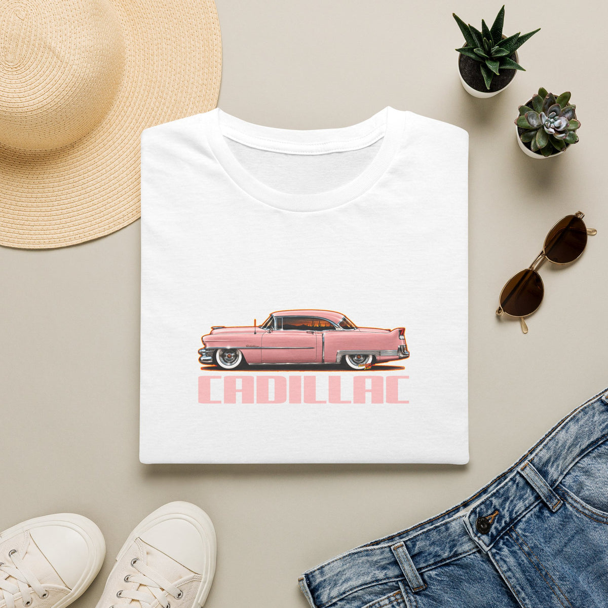 CADILLAC Coupe DeVille 1953 Fireball Tee Shirt