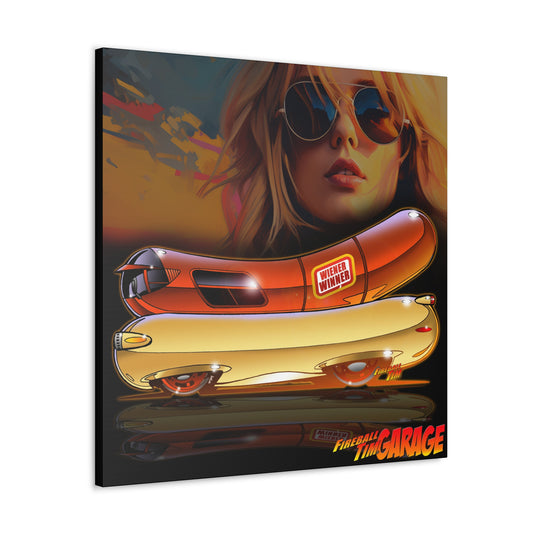 OSCAR MAYER WEINERMOBILE Concept Art Canvas MASTERPRINT 3 Sizes