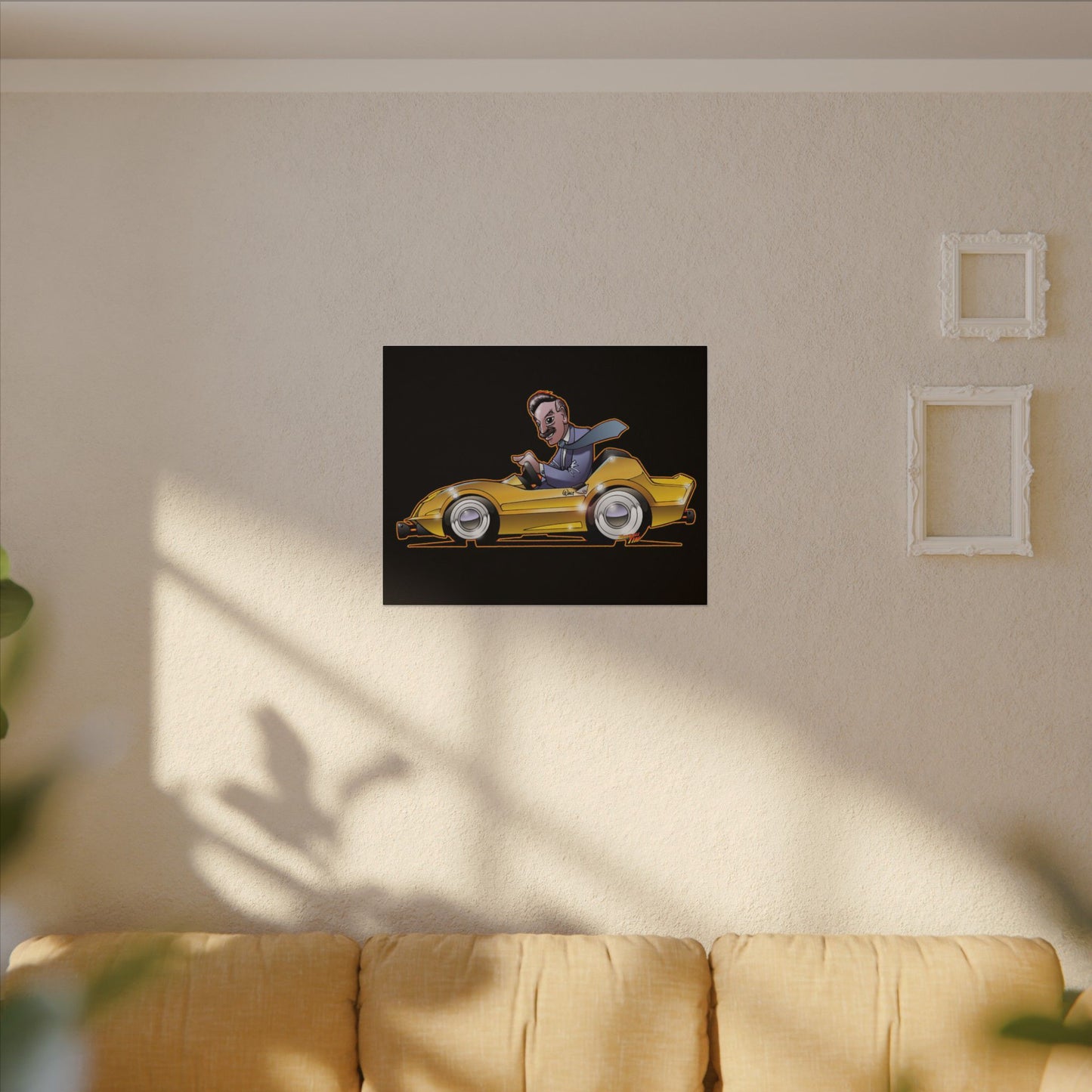 AUTOPIA CLASSIC Walt Disney Fireball Art Canvas Print