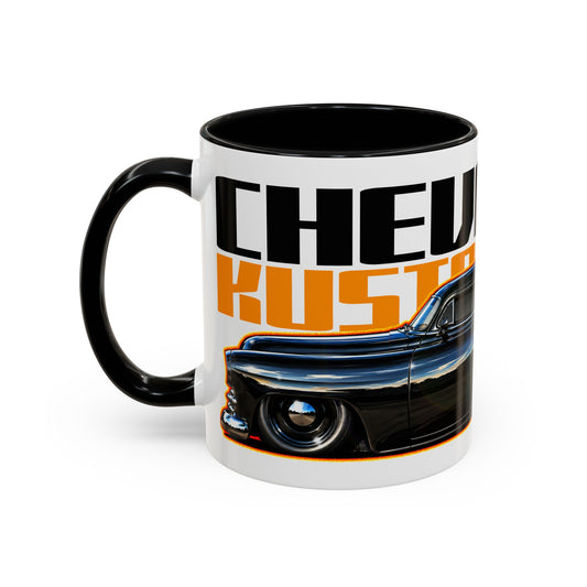 CHEVROLET KUSTOM SLED Classic Car Collectible Fireball Art Coffee Mug - 2 Sizes