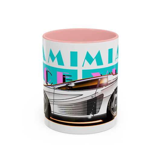 MIAMI VICE FERRARI TESTAROSSA TV Show Coffee Mug 2 Sizes 3 Colors-Mug-Fireball Tim Garage