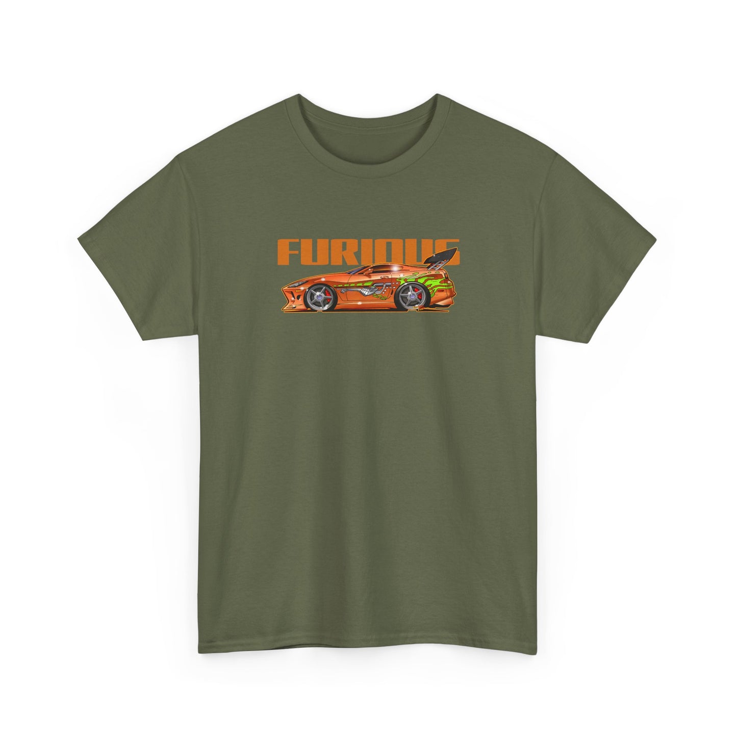 FAST & FURIOUS 1994 TOYOTA SUPRA MK IV Fireball Art Tee Shirt - Multiple Sizes