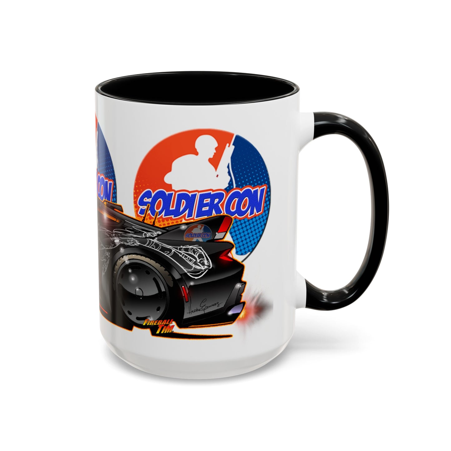 SOLDIER CON DARK DRAGON FORD MUSTANG Concept Art Official Mug 11 and 15oz