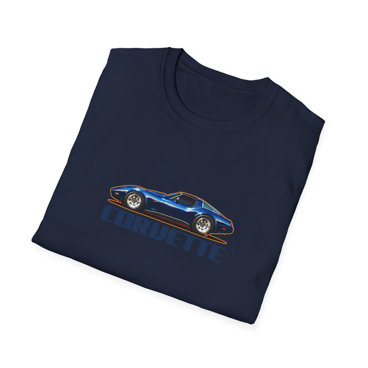 CHEVROLET CORVETTE 1978 Collectible Fireball Art Collectible Fireball Art TeeShirt