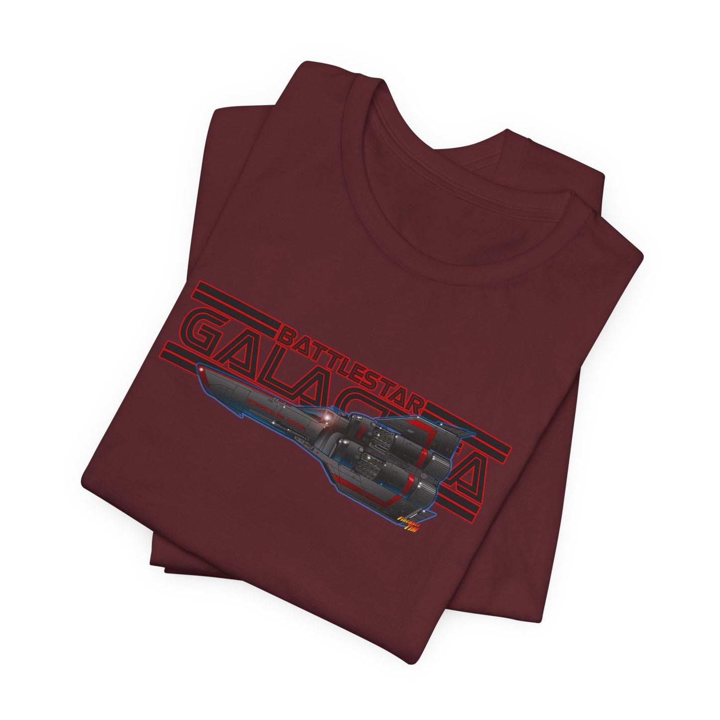 BATTLESTAR GALACTICA Viper Concept Art Logo Short Sleeve Tee 13 Colors