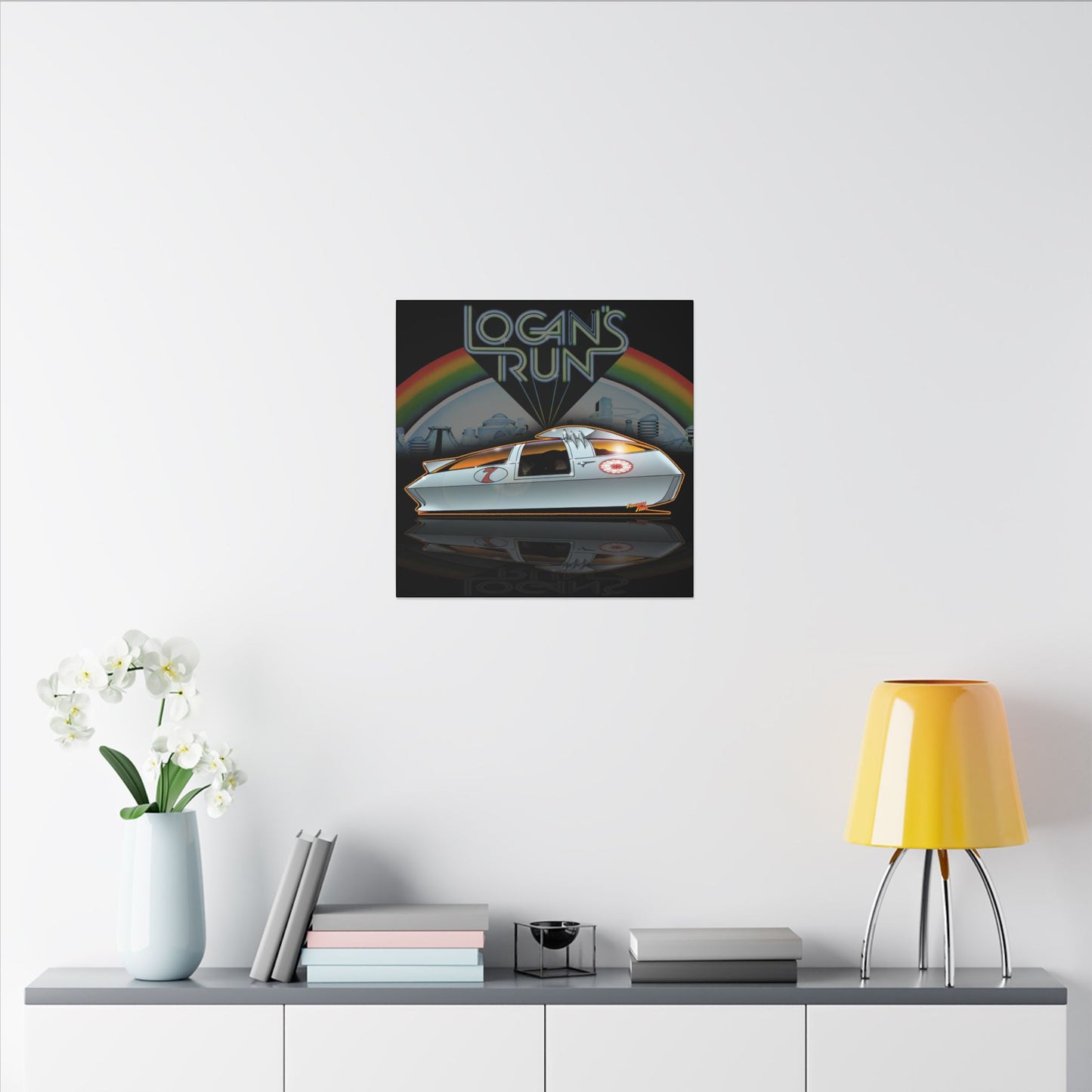 LOGAN'S RUN Sandman Sci Fi TV Car Collectible Fireball Art Canvas Print