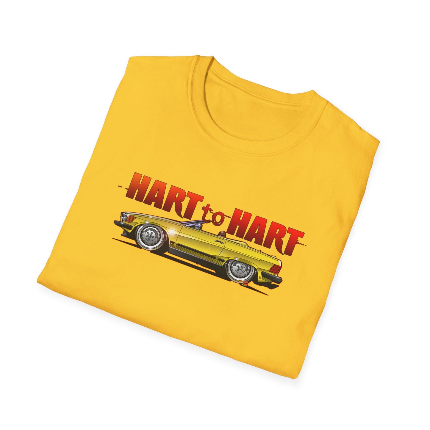 HART to HART TV Show Mercedes 450SL Concept Art Softstyle T-Shirt Multiple Colors