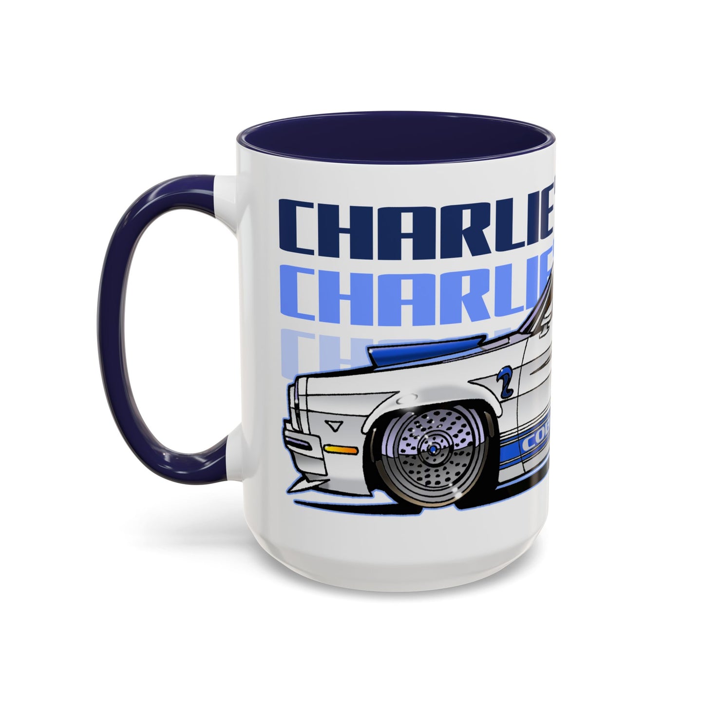 CHARLIES ANGELS TV Show Ford Mustang Cobra 2 Collectible Coffee Mug 2 Sizes