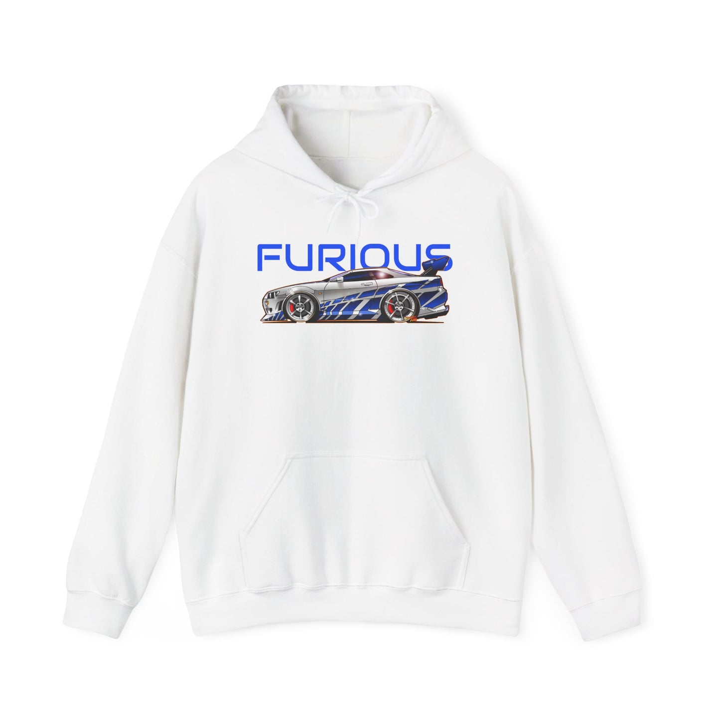 FAST AND FURIOUS NISSAN SKYLINE GTR Hooded Sweatshirt Multi Colors