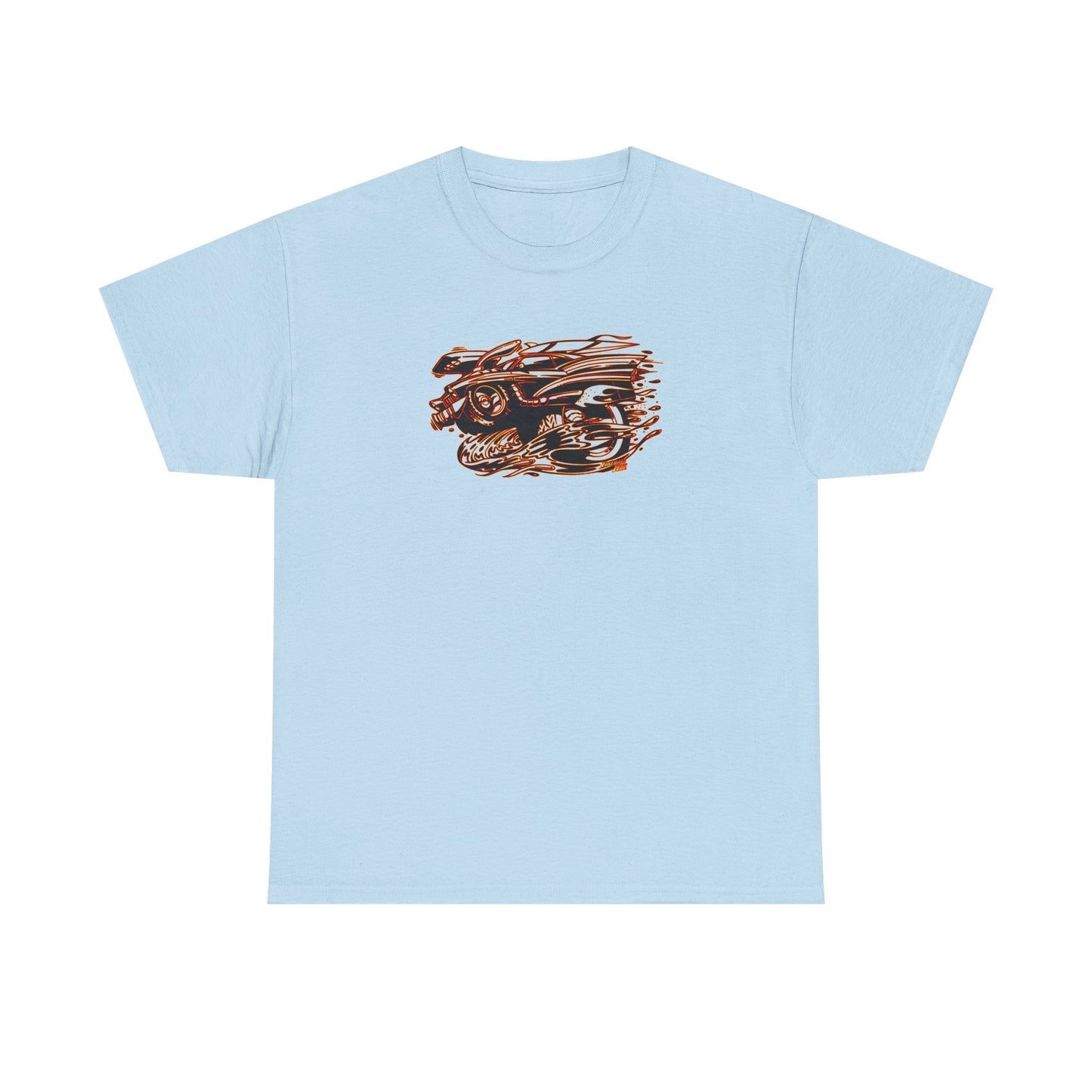 HOT ROD CHEVY Muscle Car Fireball Tee Shirt - Multiple Colors