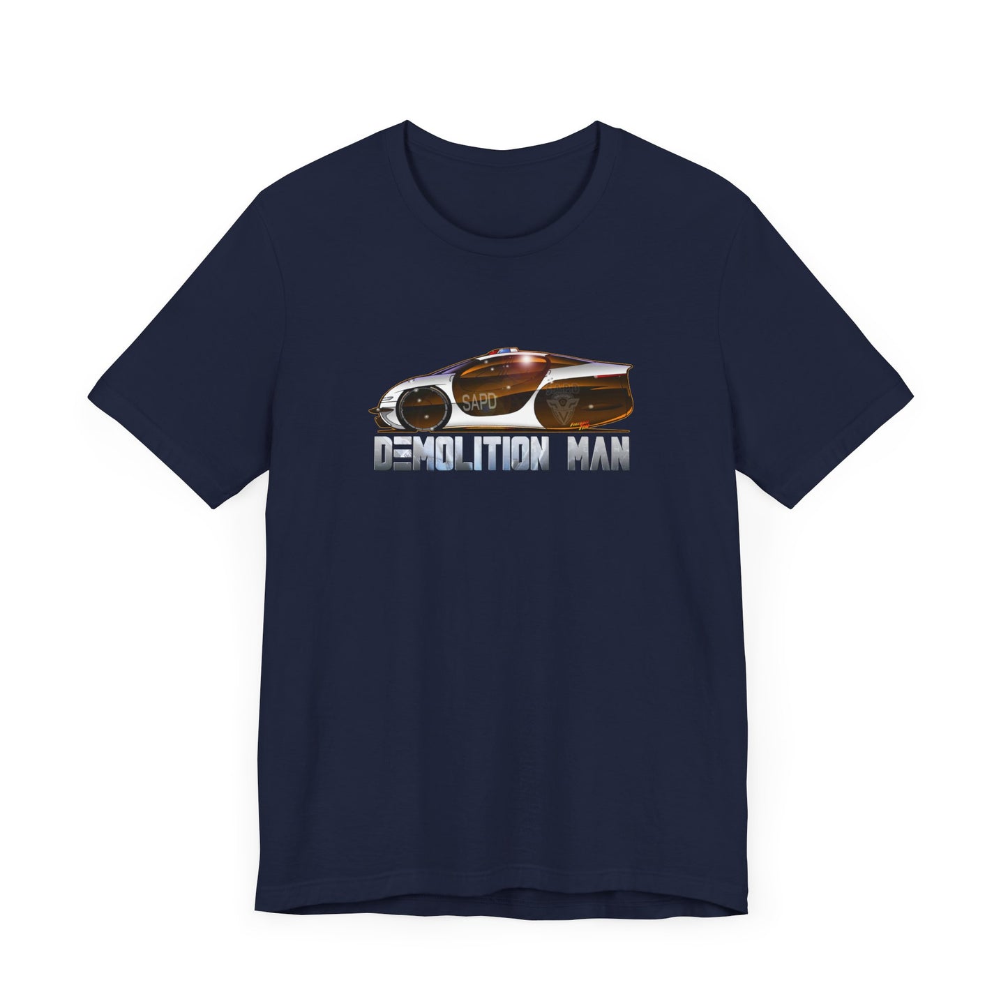 DEMOLITION MAN 2032 Police Cruiser Concept Art Short Sleeve Tee 9 Colors