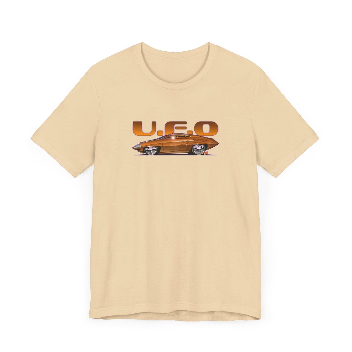 UFO ED STRAKER CAR TV Car Concept Art Short Sleeve Tee 12 Colors