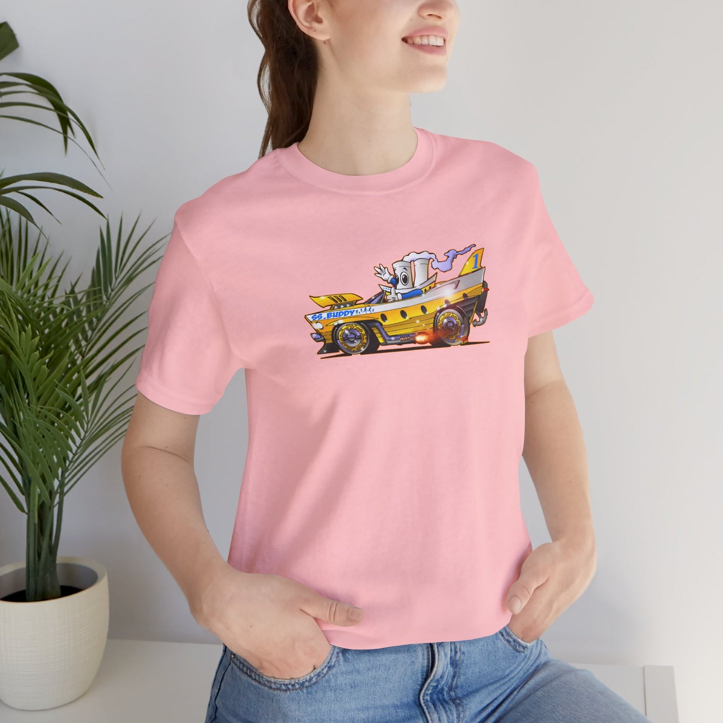 BUDDY CRUISE BUDDYMOBILE Custom Car Art Short Sleeve Tee in 17 Colors
