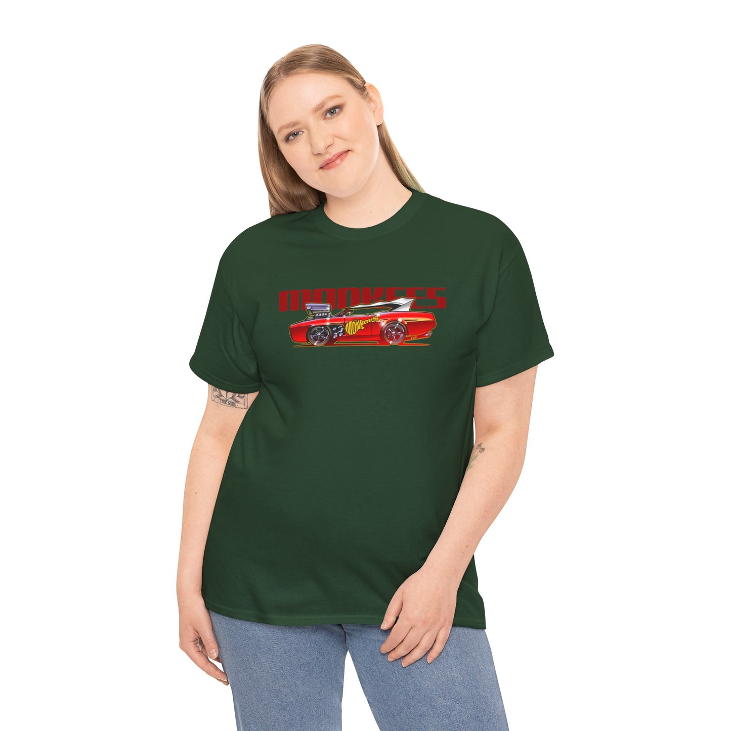THE MONKEES Monkeemobile Cotton Tee Shirt - 12 Colors