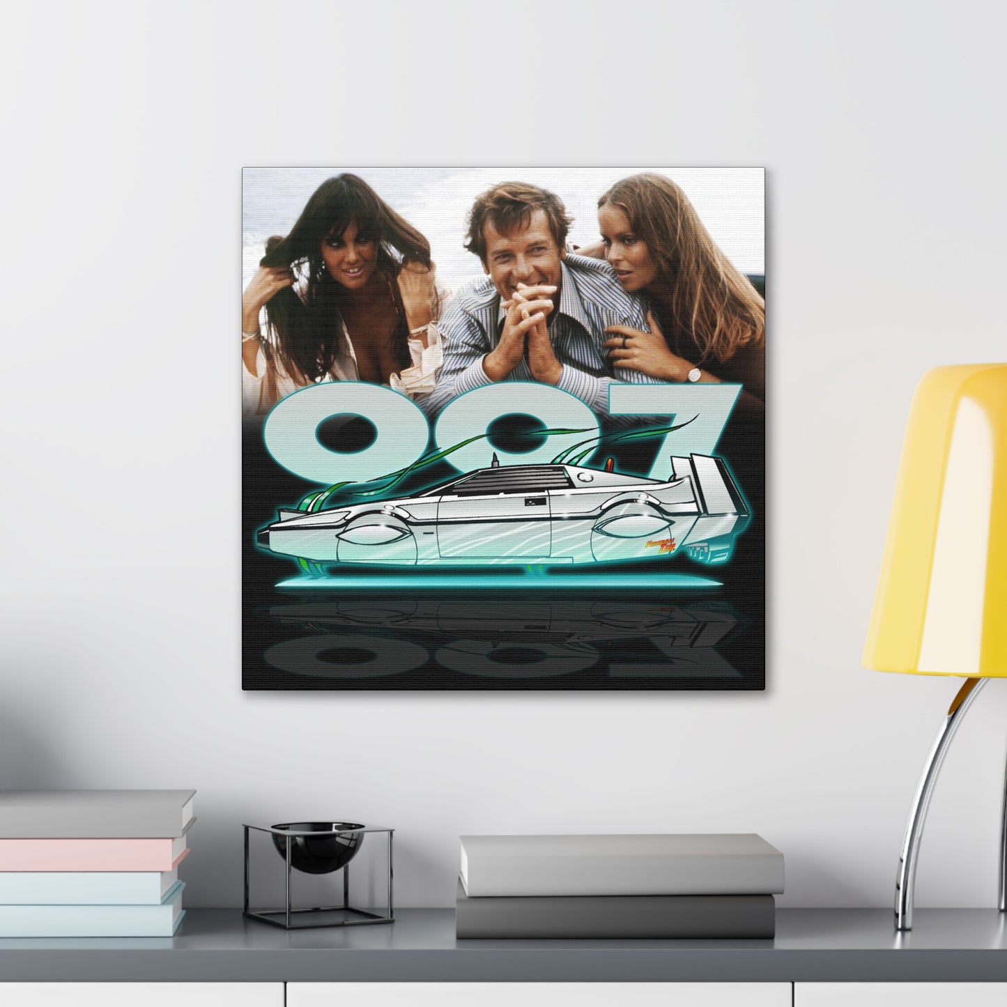 LOTUS SUBMARINE James Bond 007 Concept Art Canvas MASTERPRINT 3 Sizes