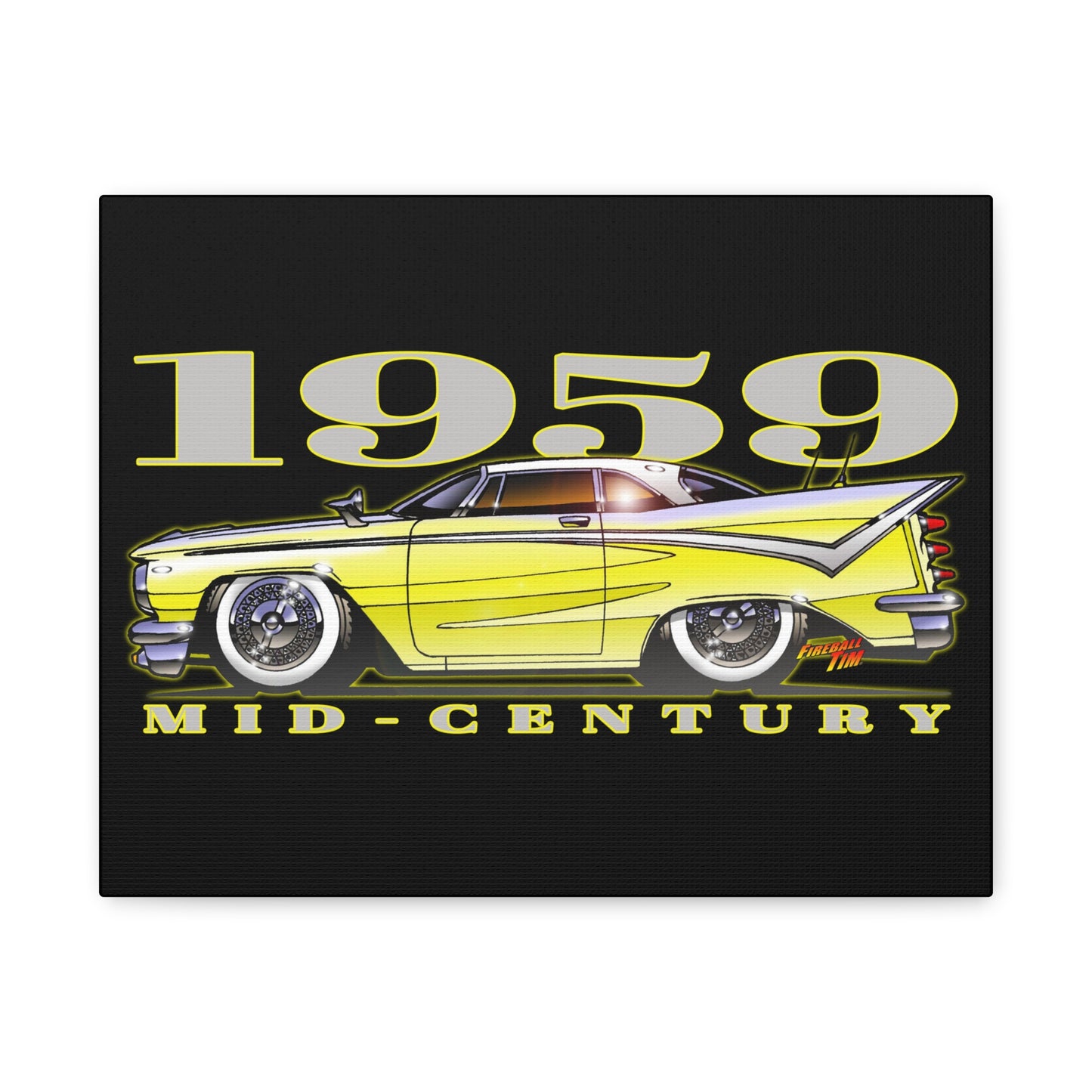 DESOTO FIREFLIGHT 1959 Classic Car Canvas Art Wall Print - 11x14