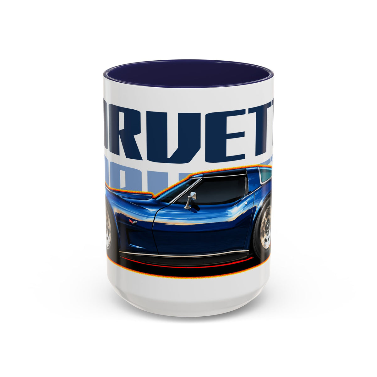 CHEVROLET CORVETTE 1978 Collectible Fireball Art Coffee Mug - 2 Sizes