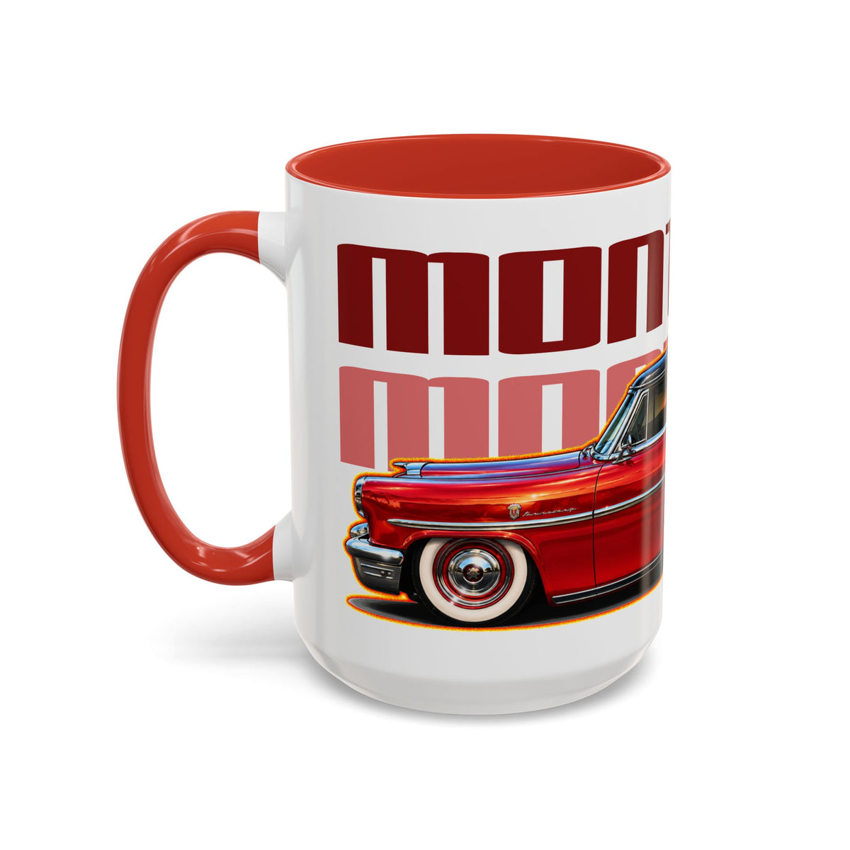 MERCURY MONTEREY 1953 Collectible Fireball Art Coffee Mug - 2 Sizes