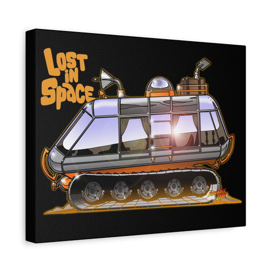 LOST in SPACE Classic TV Chariot Canva Art Wall Print