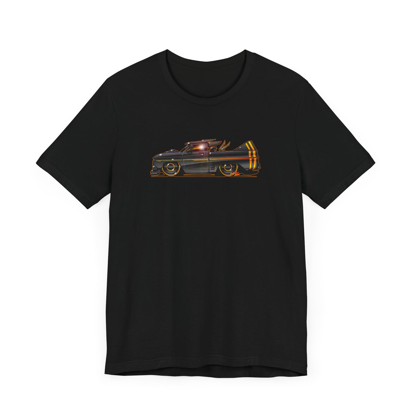 CHEVROLET C10 1960 Stinger Pickup Truck Concept Art Custom Short Sleeve Tee 8 Colors