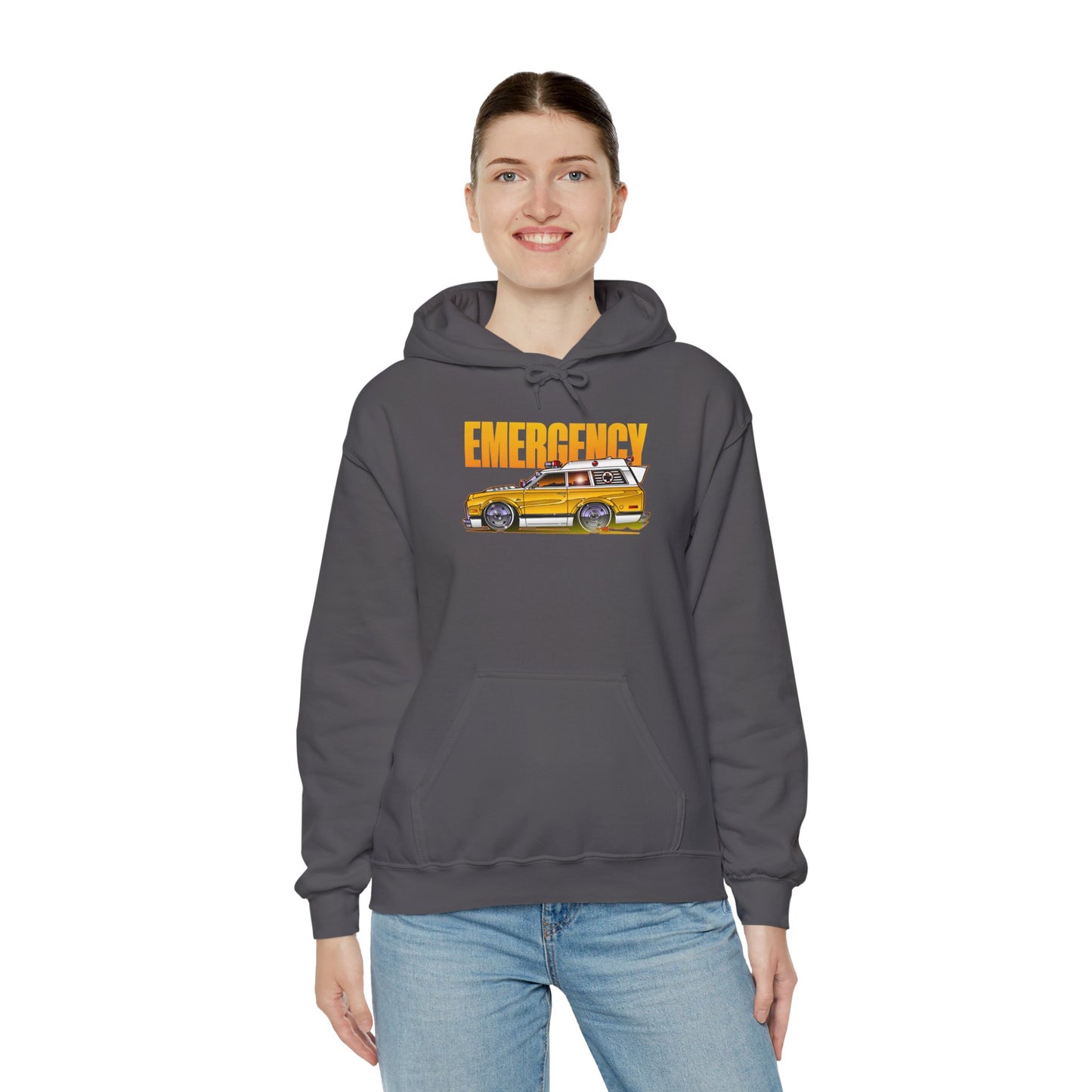 EMERGENCY AMBULANCE TV Show Concept Art Hooded Sweatshirt 9 Colors