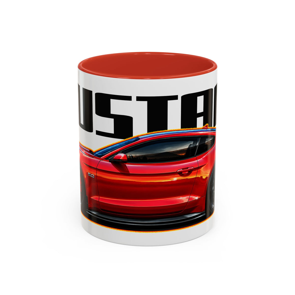 FORD MUSTANG 2019 GT 5.0 Collectible Fireball Art Coffee Mug - 2 Sizes
