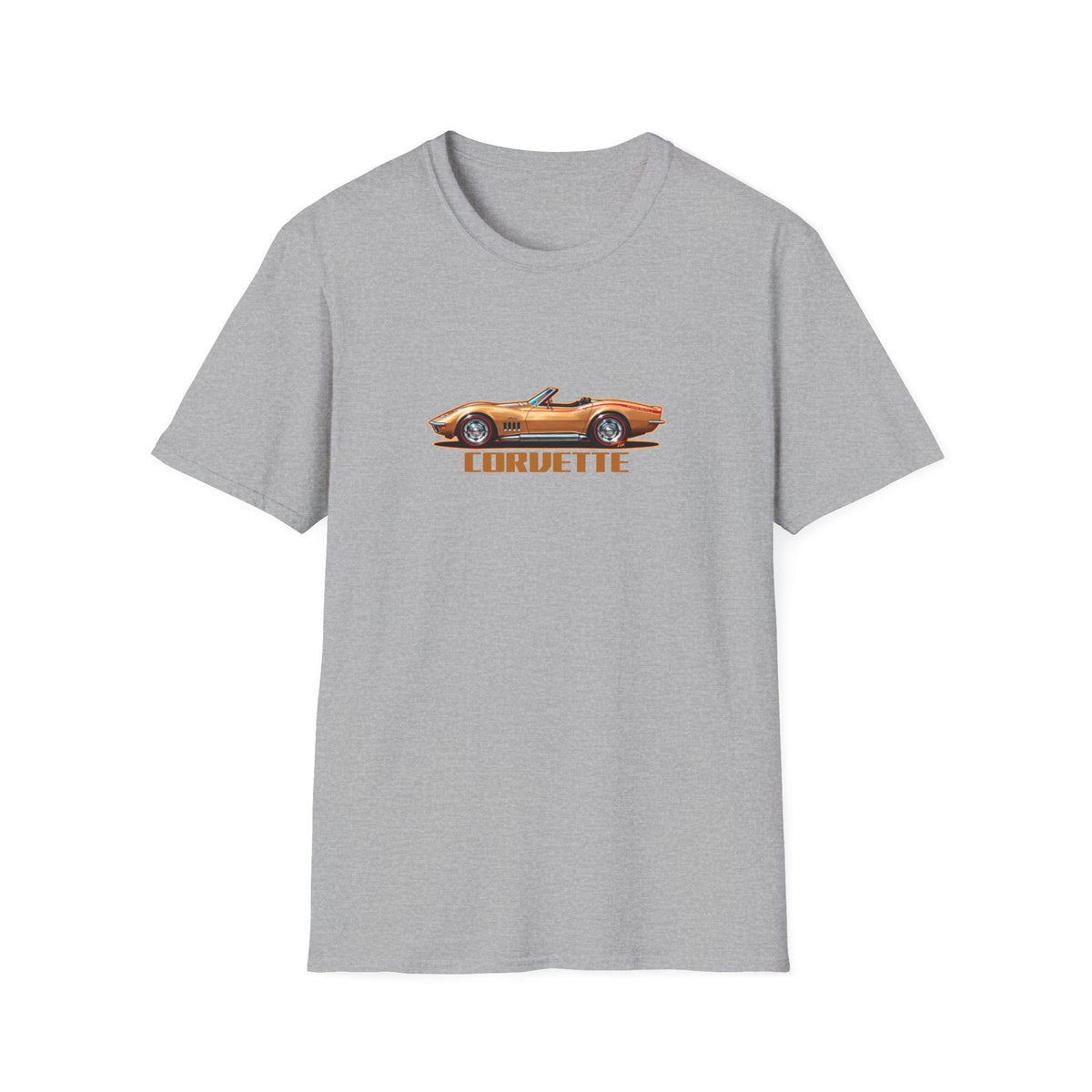 CHEVROLET CORVETTE 1969 Collectible Fireball Art TeeShirt