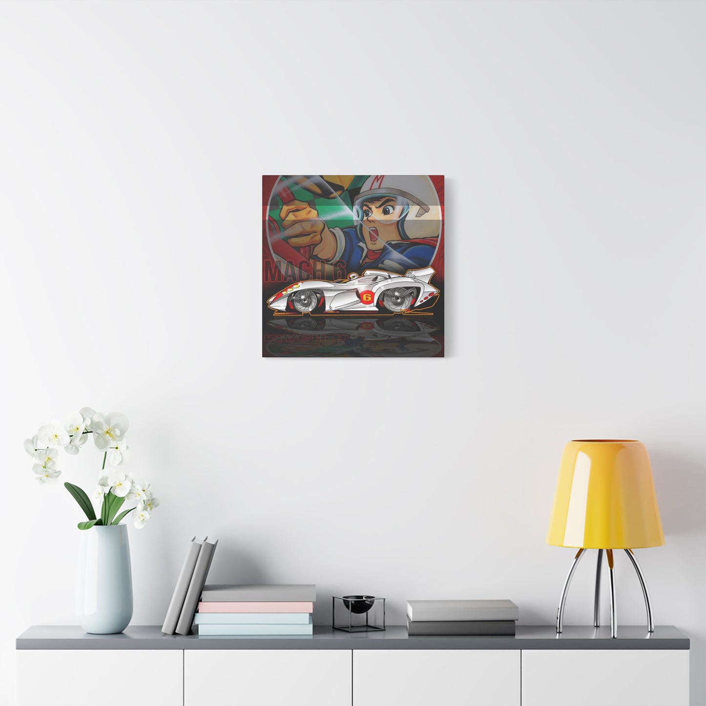 SPEED RACER MACH 6 Fireball Art Collectible Canvas Print - Multiple Sizes