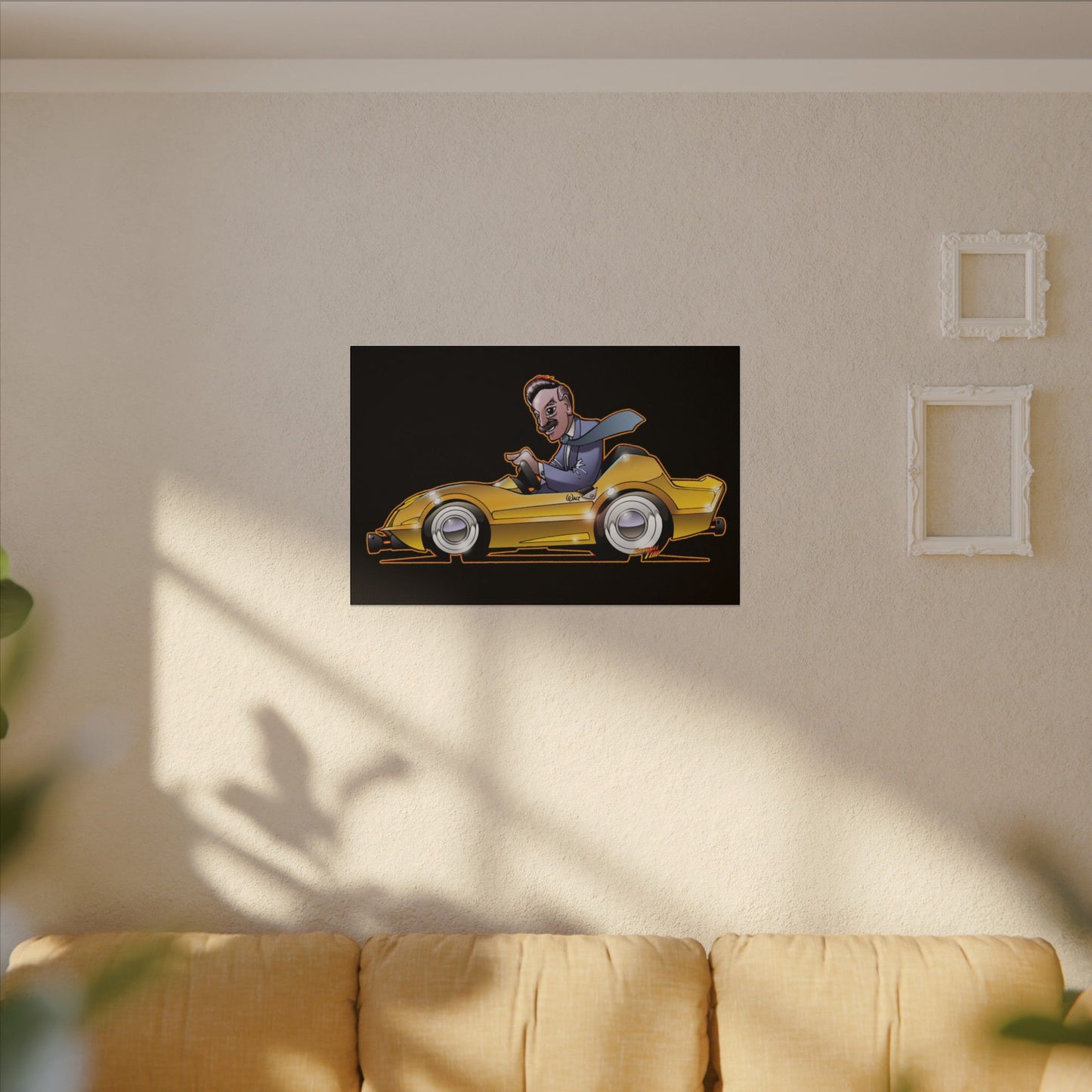 AUTOPIA CLASSIC Walt Disney Fireball Art Canvas Print