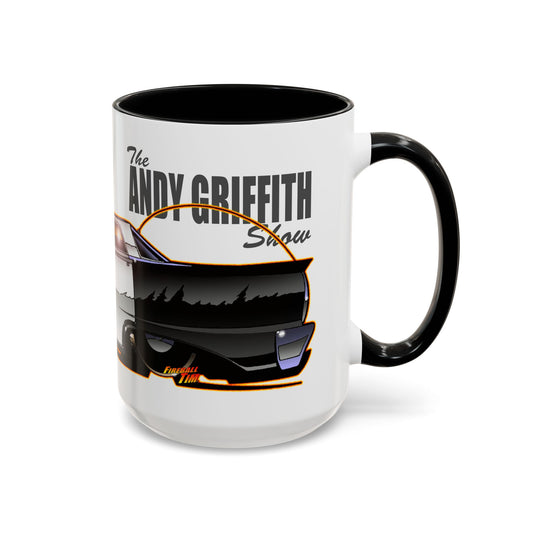 ANDY GRIFFITH SHOW 1963 Ford Galaxie Police Car Concept Art Coffee Mug 2 Sizes