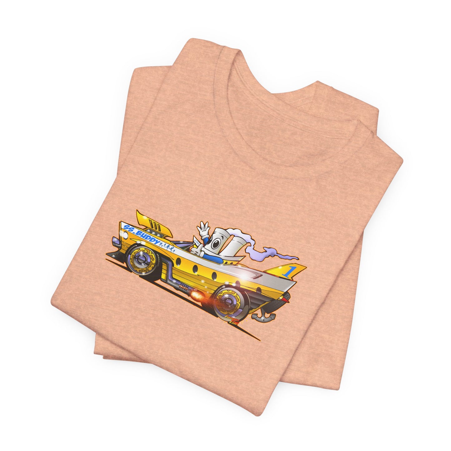 BUDDY CRUISE BUDDYMOBILE Custom Car Art Short Sleeve Tee in 17 Colors