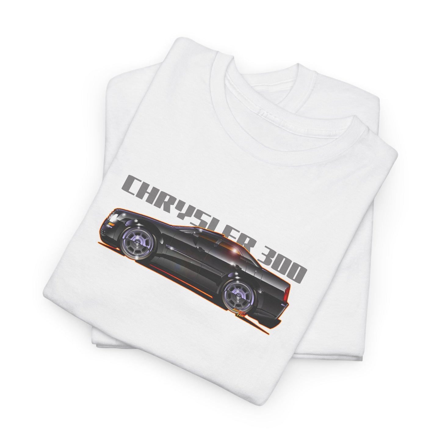 CHRYSLER 300 Fireball Art Collectible Heavy Cotton Tee - Multiple Colors