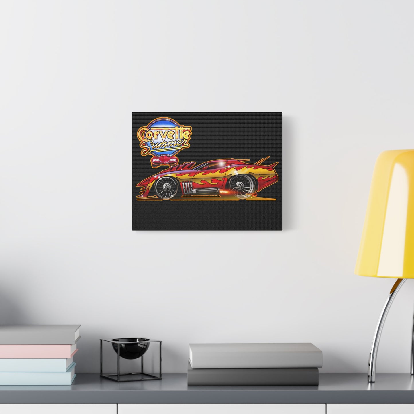CORVETTE SUMMER Movie Car Canvas Art Print - 11x14