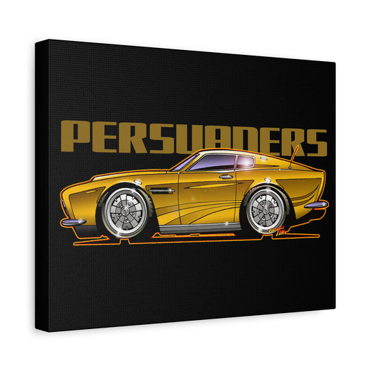 PERSUADERS ASTON MARTIN Fireball Art Canvas Wall Print - 11x14