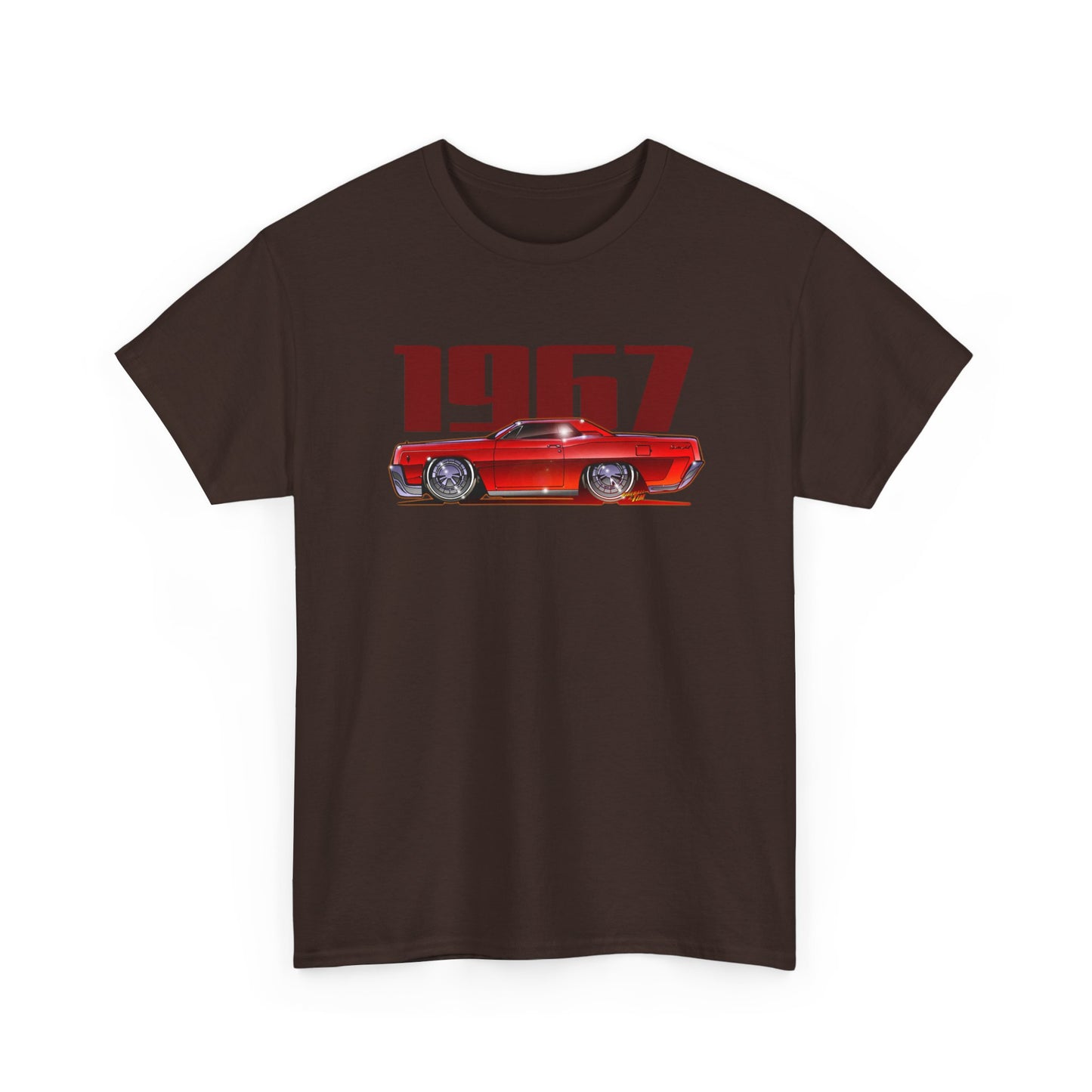 LINCOLN CONTINENTAL COUPE 1967 Heavy Cotton Tee Shirt - Multiple Colors