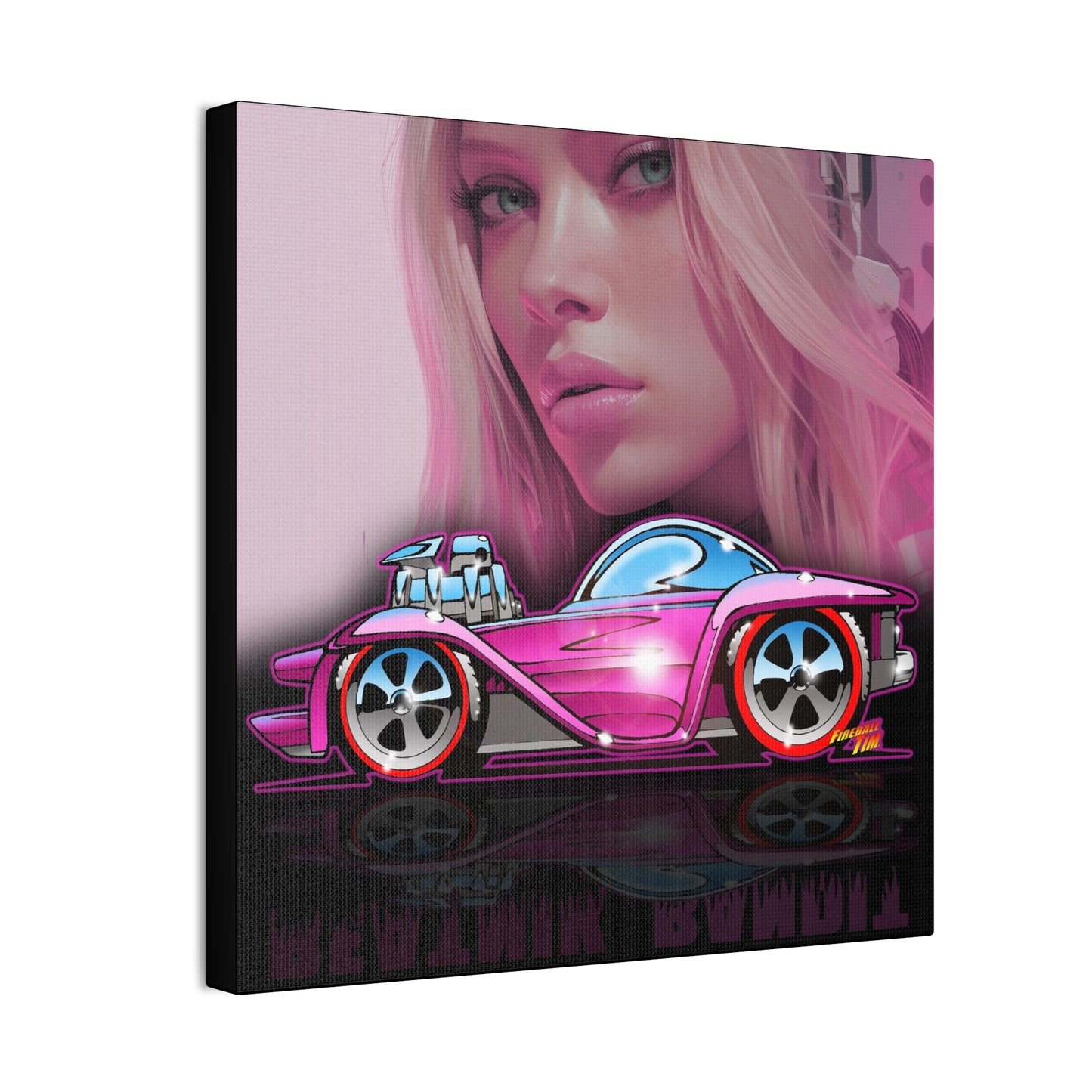 BEATNIK BANDIT Hot Wheels Collectible Canvas Wall Art Print 2 Sizes