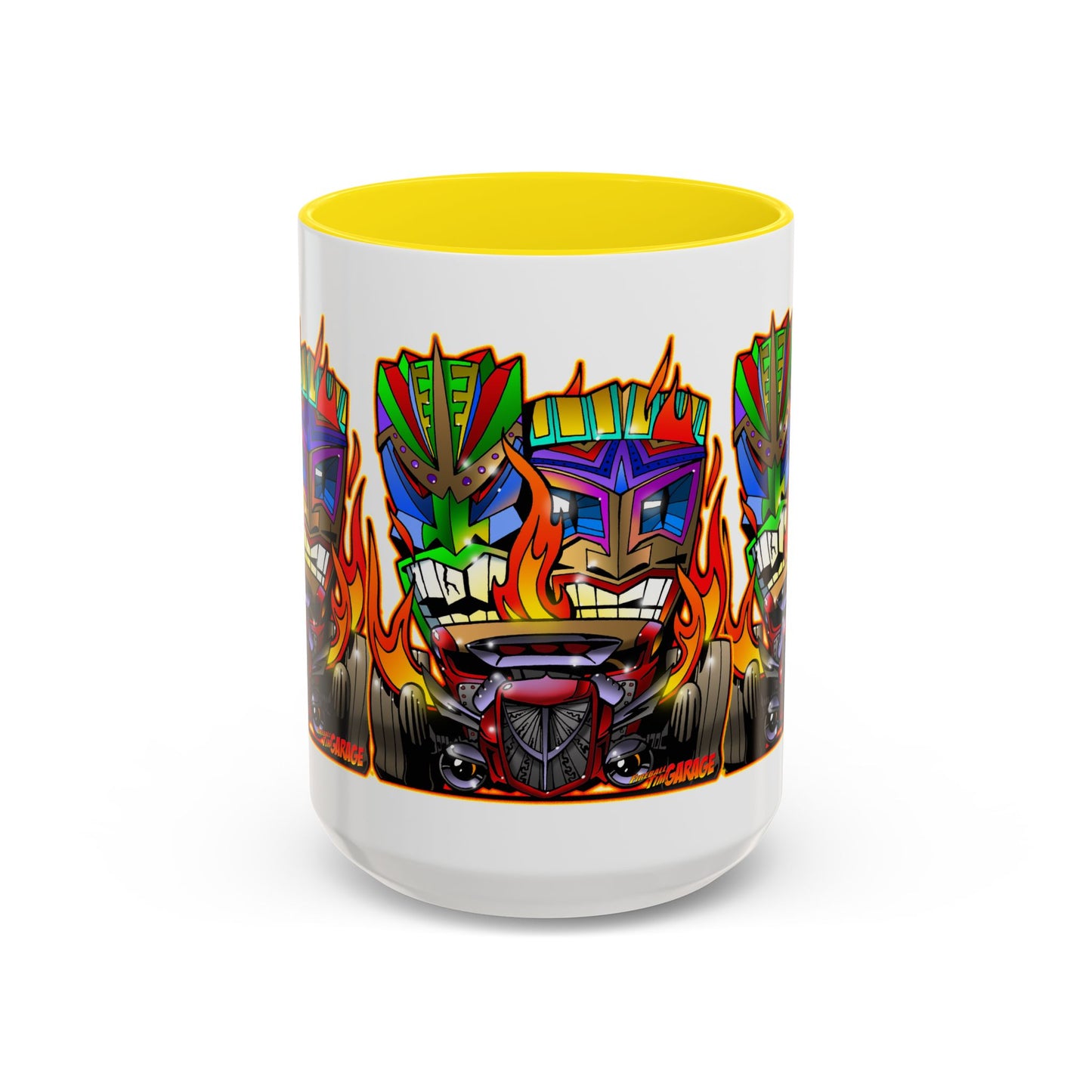 HOT ROD TIKI Collectible Art Coffee Mug 2 Sizes 4 Colors
