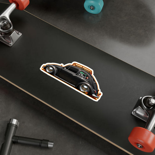 AIRKOOLED KLASSICS Custom VW Bug Collectible Fireball Art Stickers - 4 Sizes