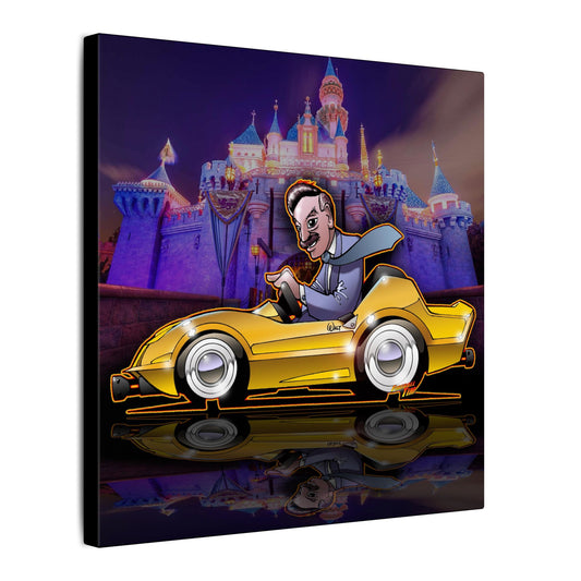 AUTOPIA CLASSIC Walt Disney Fireball Art Canvas Print