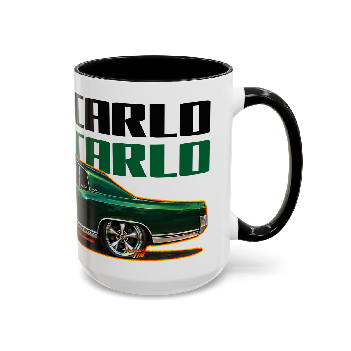 CHEVY MONTE CARLO 1971 Collectible Fireball Art Coffee Mug - 2 Sizes