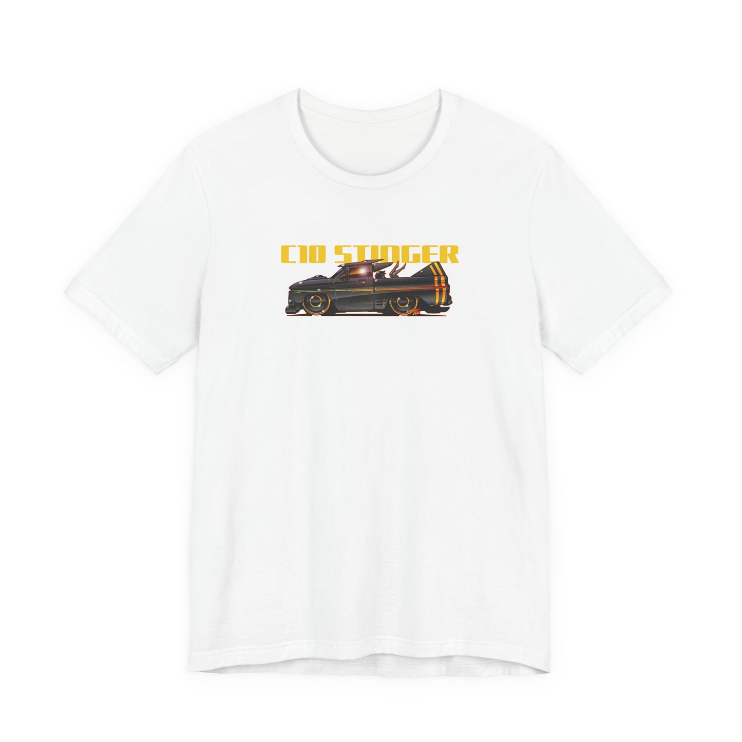 CHEVROLET C10 1960 Stinger Pickup Truck Custom Short Sleeve Tee 8 Colors