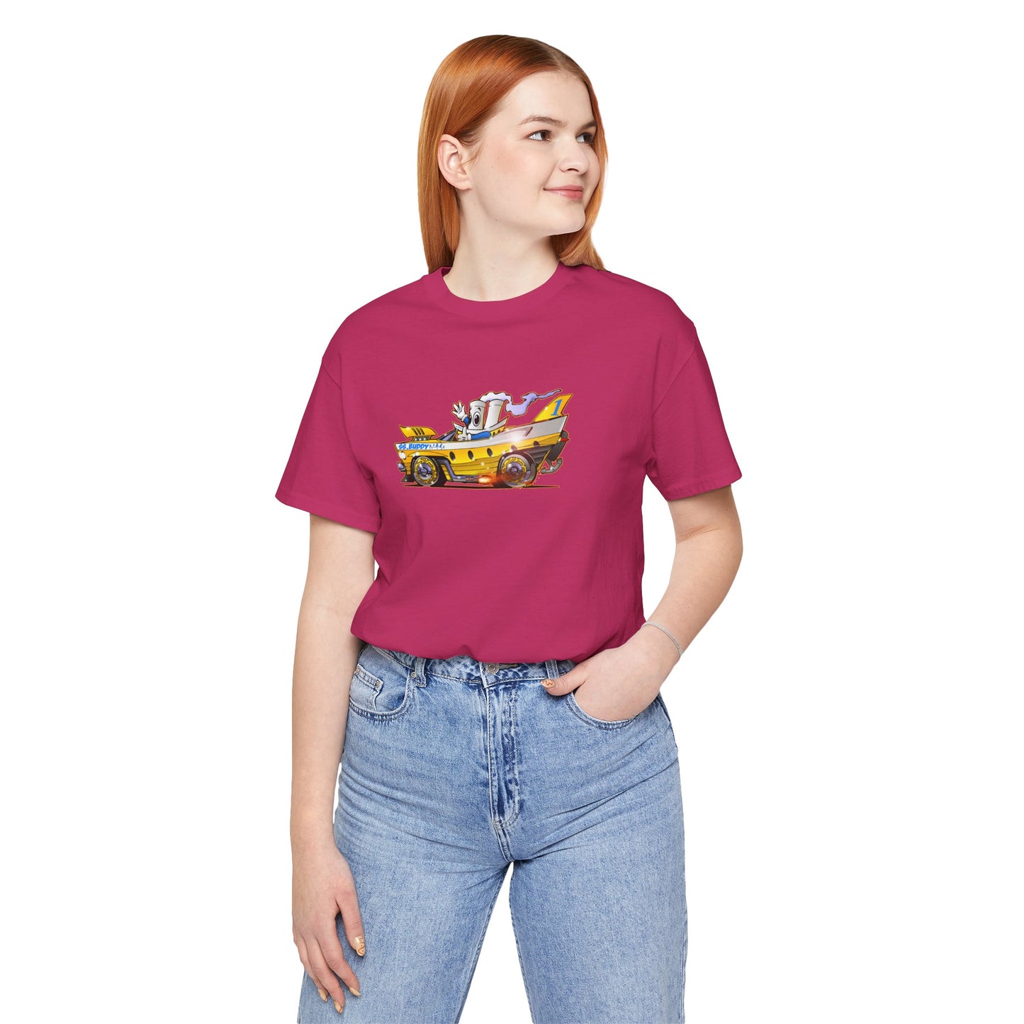 BUDDY CRUISE BUDDYMOBILE Custom Car Art Short Sleeve Tee in 17 Colors
