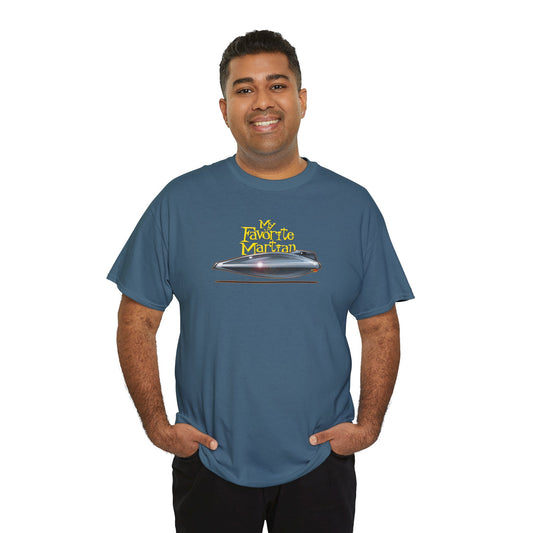 MY FAVORITE MARTIAN Spaceship Concept Art Cotton Tee Multiple Colors