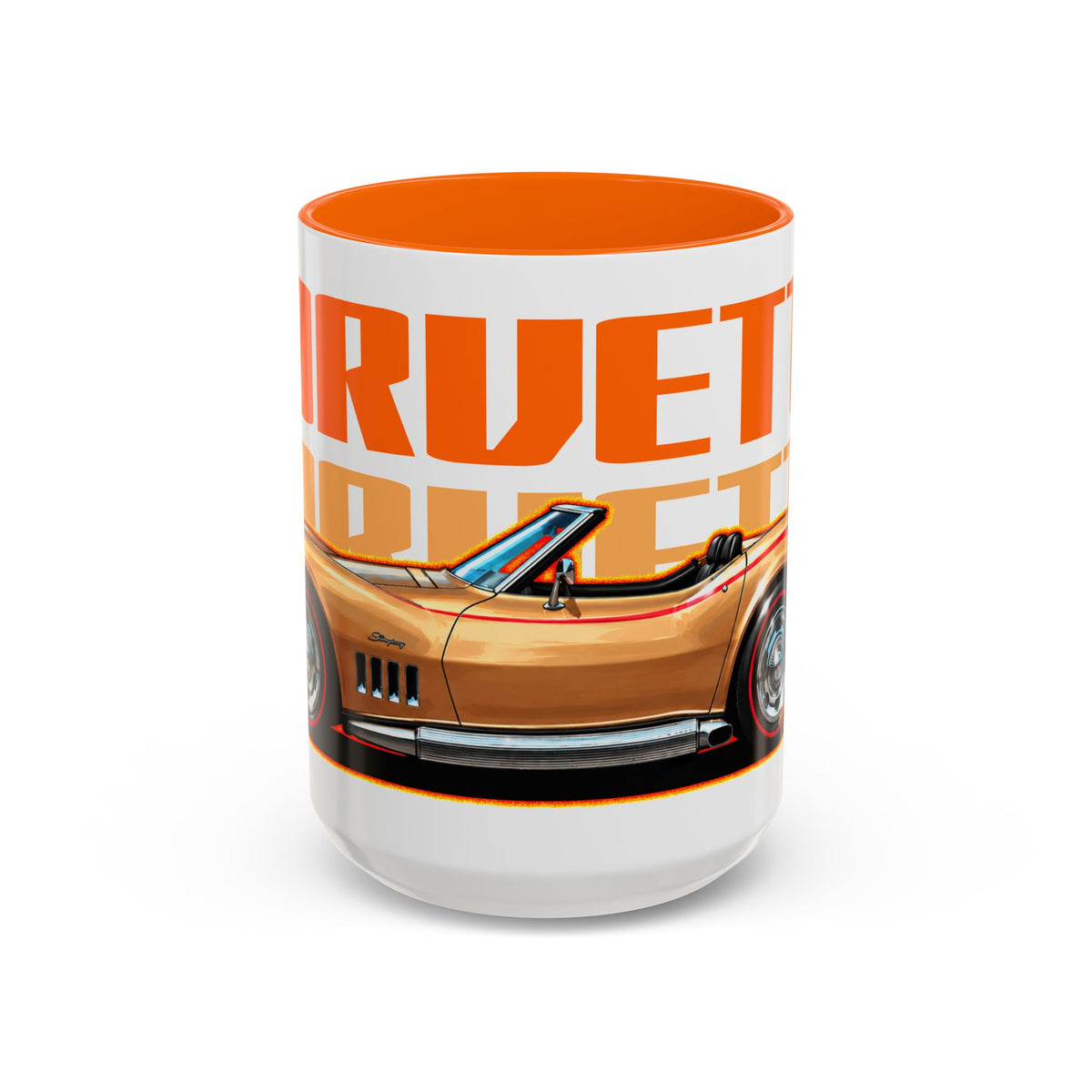 CHEVROLET CORVETTE 1969 Collectible Fireball Art Coffee Mug - 2 Sizes