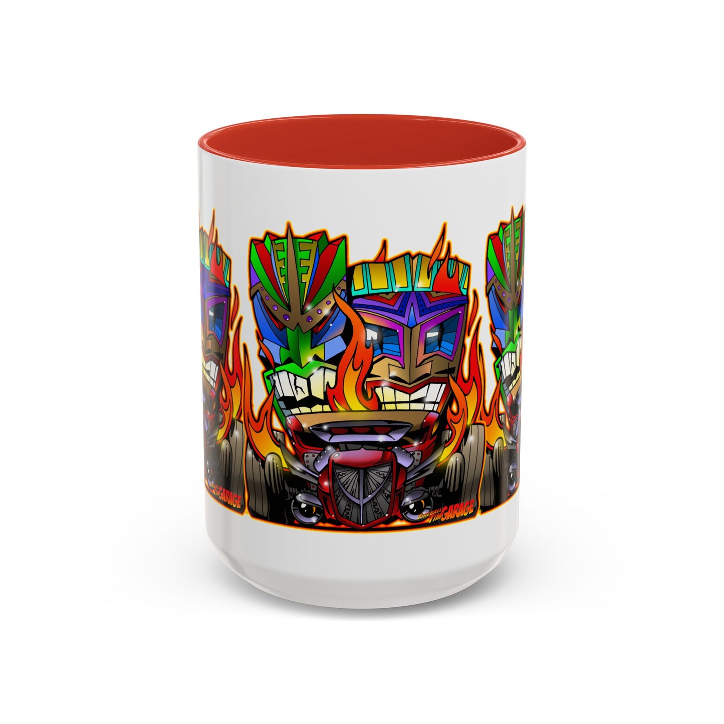 HOT ROD TIKI Collectible Art Coffee Mug 2 Sizes 4 Colors