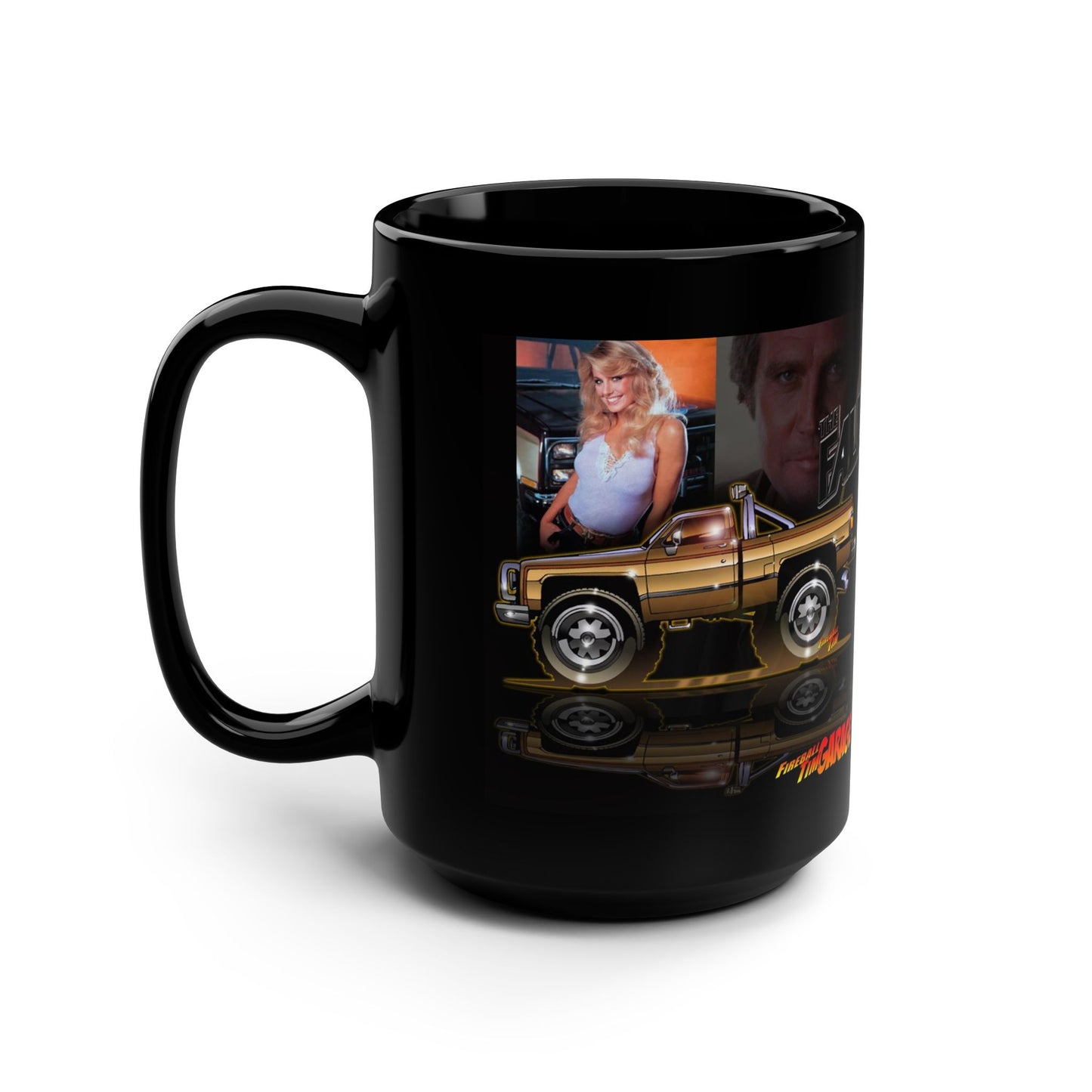 THE FALL GUY Chevy Truck Concept Art Official Black Mug 15oz