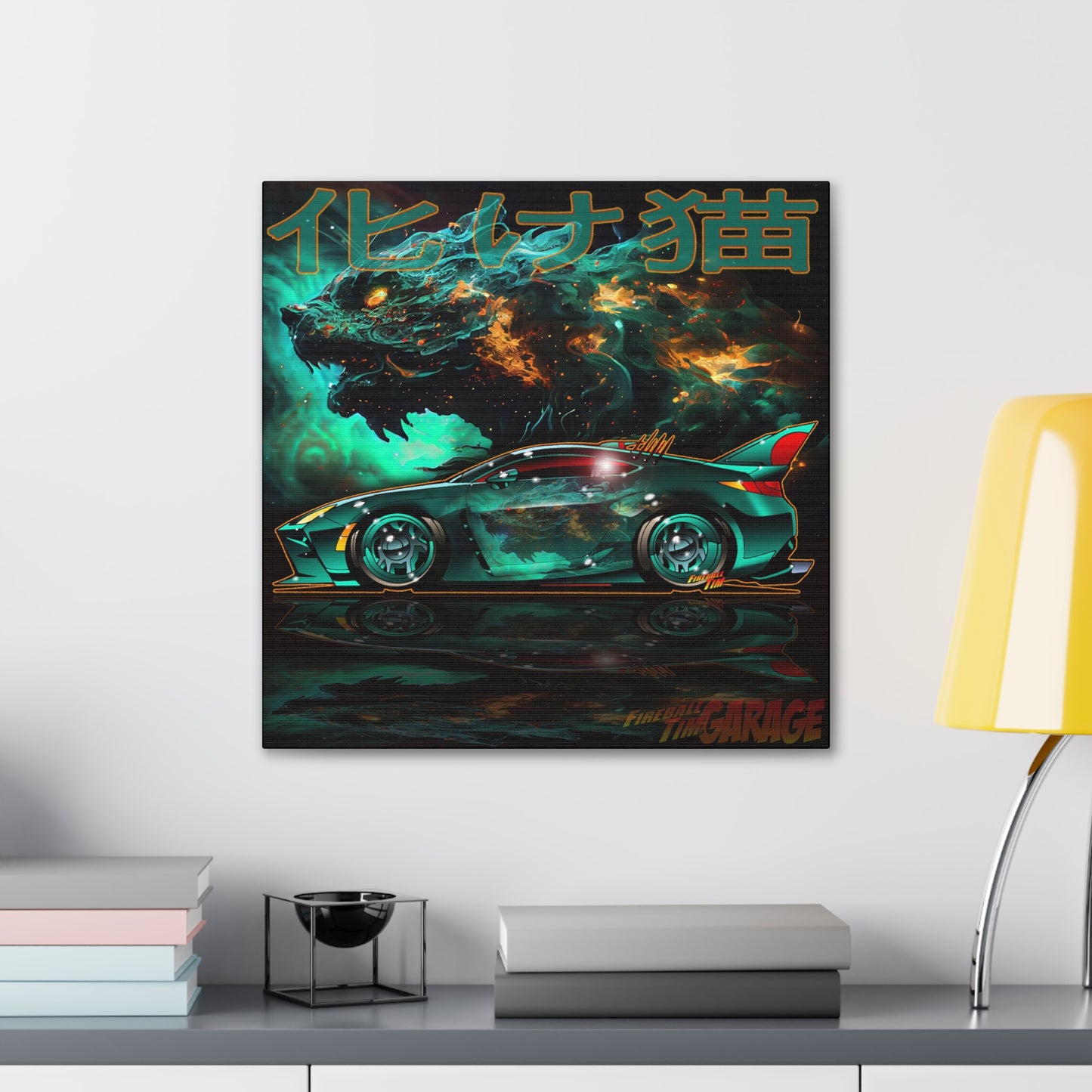 TOYOTA JDM G86 Bake Neko Concept Art Canvas MASTERPRINT 3 Sizes