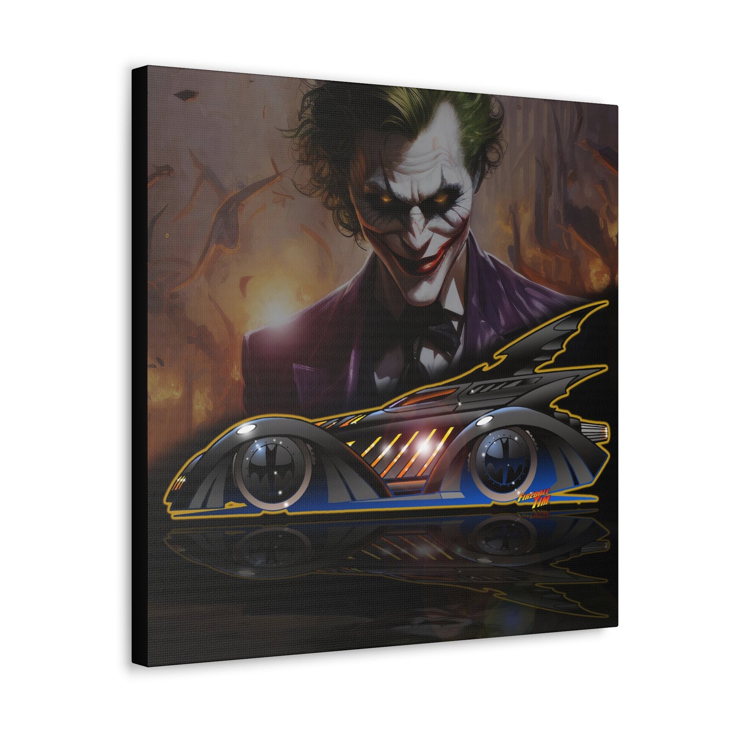 BATMAN FOREVER BATMOBILE Concept Art Canvas MASTERPRINT 3 Sizes